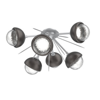Cabochon LED Semi Flush Mount in Classic Silver (404|CLB0093-02-CS-C-L1-GP)