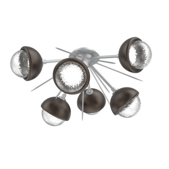 Cabochon LED Semi Flush Mount in Classic Silver (404|CLB0093-02-CS-C-L1-FB)