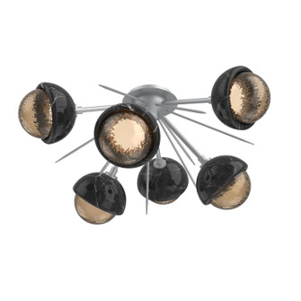 Cabochon LED Semi Flush Mount in Classic Silver (404|CLB0093-02-CS-B-L1-BM)