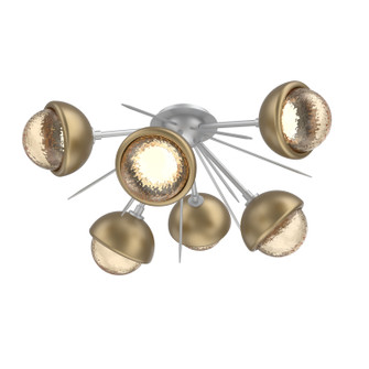 Cabochon LED Semi Flush Mount in Classic Silver (404|CLB0093-02-CS-A-L3-GB)