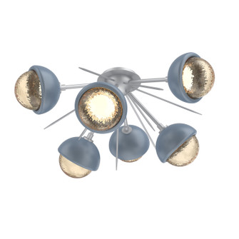 Cabochon LED Semi Flush Mount in Classic Silver (404|CLB0093-02-CS-A-L3-BU)