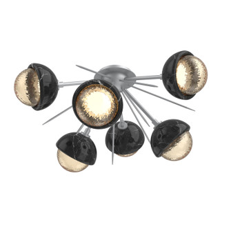 Cabochon LED Semi Flush Mount in Classic Silver (404|CLB0093-02-CS-A-L1-BM)