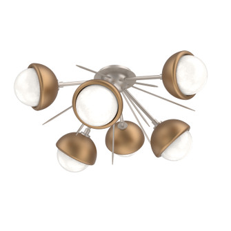Cabochon LED Semi Flush Mount in Beige Silver (404|CLB0093-02-BS-WL-L3-NB)
