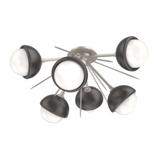 Cabochon LED Semi Flush Mount in Beige Silver (404|CLB0093-02-BS-WL-L3-GP)