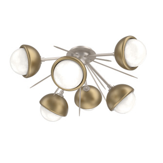Cabochon LED Semi Flush Mount in Beige Silver (404|CLB0093-02-BS-WL-L3-GB)