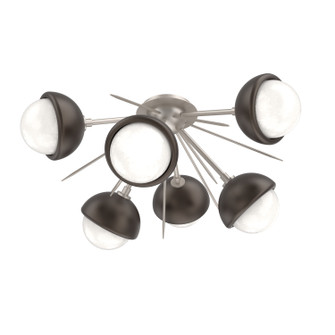 Cabochon LED Semi Flush Mount in Beige Silver (404|CLB0093-02-BS-WL-L3-FB)