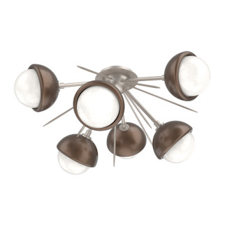Cabochon LED Semi Flush Mount in Beige Silver (404|CLB0093-02-BS-WL-L3-BB)