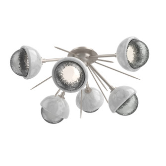 Cabochon LED Semi Flush Mount in Beige Silver (404|CLB0093-02-BS-S-L3-WM)