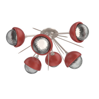 Cabochon LED Semi Flush Mount in Beige Silver (404|CLB0093-02-BS-S-L3-RE)