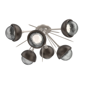 Cabochon LED Semi Flush Mount in Beige Silver (404|CLB0093-02-BS-S-L3-FB)