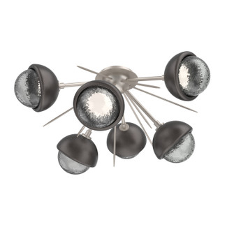 Cabochon LED Semi Flush Mount in Beige Silver (404|CLB0093-02-BS-S-L1-GP)