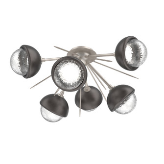 Cabochon LED Semi Flush Mount in Beige Silver (404|CLB0093-02-BS-C-L3-GP)