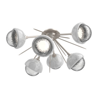 Cabochon LED Semi Flush Mount in Beige Silver (404|CLB0093-02-BS-C-L1-WM)