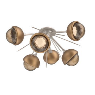 Cabochon LED Semi Flush Mount in Beige Silver (404|CLB0093-02-BS-B-L1-NB)