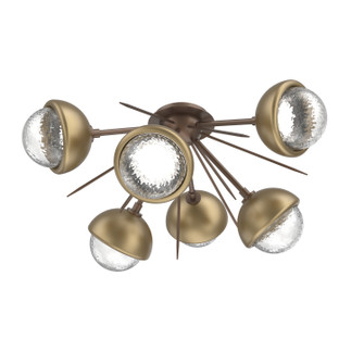 Cabochon LED Semi Flush Mount in Burnished Bronze (404|CLB0093-02-BB-C-L1-GB)
