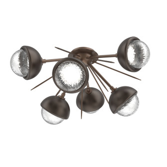 Cabochon LED Semi Flush Mount in Burnished Bronze (404|CLB0093-02-BB-C-L1-FB)