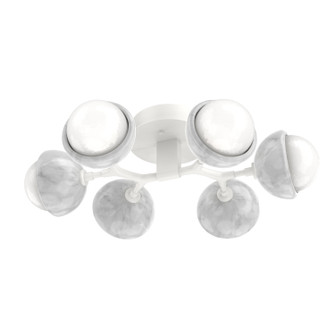 Cabochon LED Flush Mount in Salt White (404|CLB0093-01-WI-WL-L3-WM)