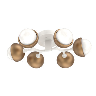 Cabochon LED Flush Mount in Salt White (404|CLB0093-01-WI-WL-L3-NB)