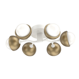 Cabochon LED Flush Mount in Salt White (404|CLB0093-01-WI-WL-L3-GB)
