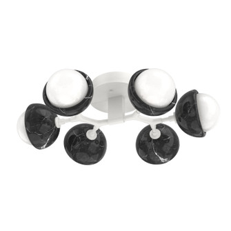Cabochon LED Flush Mount in Salt White (404|CLB0093-01-WI-WL-L3-BM)
