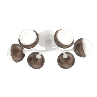 Cabochon LED Flush Mount in Salt White (404|CLB0093-01-WI-WL-L3-BB)