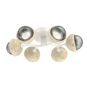 Cabochon LED Flush Mount in Salt White (404|CLB0093-01-WI-S-L3-TR)