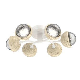 Cabochon LED Flush Mount in Salt White (404|CLB0093-01-WI-C-L3-TR)