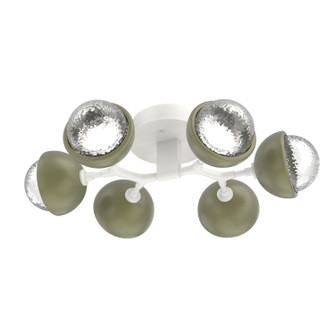 Cabochon LED Flush Mount in Salt White (404|CLB0093-01-WI-C-L1-GE)