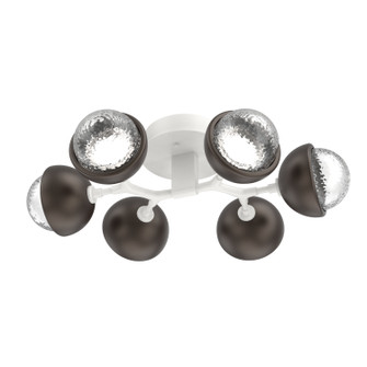 Cabochon LED Flush Mount in Salt White (404|CLB0093-01-WI-C-L1-FB)