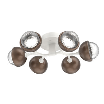 Cabochon LED Flush Mount in Salt White (404|CLB0093-01-WI-C-L1-BB)