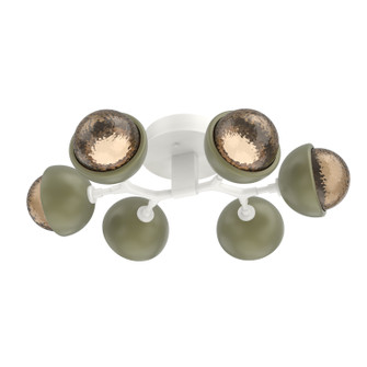 Cabochon LED Flush Mount in Salt White (404|CLB0093-01-WI-B-L3-GE)