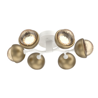 Cabochon LED Flush Mount in Salt White (404|CLB0093-01-WI-A-L1-GB)