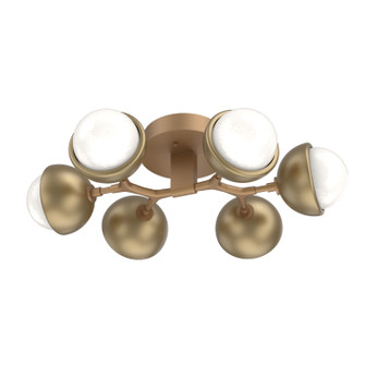 Cabochon LED Flush Mount in Novel Brass (404|CLB0093-01-NB-WL-L3-GB)