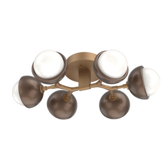 Cabochon LED Flush Mount in Novel Brass (404|CLB0093-01-NB-WL-L3-BB)
