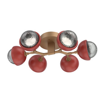 Cabochon LED Flush Mount in Novel Brass (404|CLB0093-01-NB-S-L1-RE)