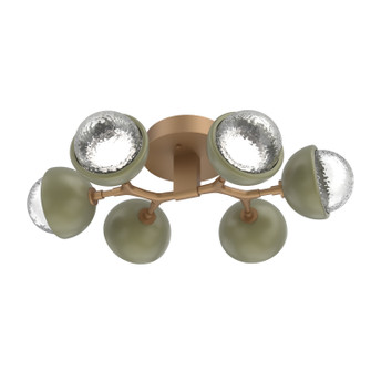 Cabochon LED Flush Mount in Novel Brass (404|CLB0093-01-NB-C-L1-GE)