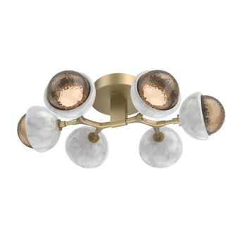 Cabochon LED Flush Mount in Novel Brass (404|CLB0093-01-NB-B-L3-WM)