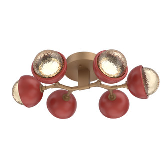 Cabochon LED Flush Mount in Novel Brass (404|CLB0093-01-NB-A-L3-RE)