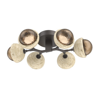 Cabochon LED Flush Mount in Graphite (404|CLB0093-01-GP-B-L1-TR)