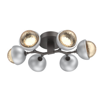 Cabochon LED Flush Mount in Graphite (404|CLB0093-01-GP-A-L1-CS)