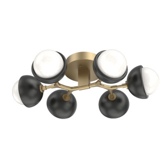 Cabochon LED Flush Mount in Gilded Brass (404|CLB0093-01-GB-WL-L3-MB)