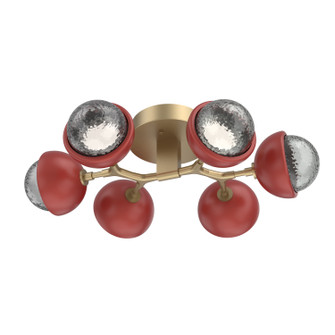Cabochon LED Flush Mount in Gilded Brass (404|CLB0093-01-GB-S-L3-RE)