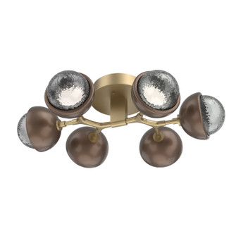 Cabochon LED Flush Mount in Gilded Brass (404|CLB0093-01-GB-S-L3-BB)