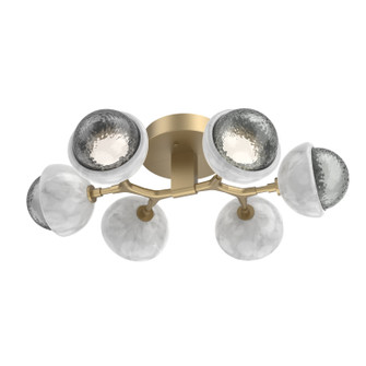 Cabochon LED Flush Mount in Gilded Brass (404|CLB0093-01-GB-S-L1-WM)