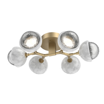 Cabochon LED Flush Mount in Gilded Brass (404|CLB0093-01-GB-C-L3-WM)