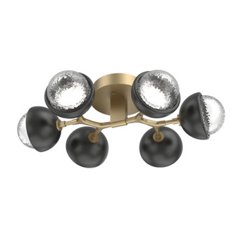 Cabochon LED Flush Mount in Gilded Brass (404|CLB0093-01-GB-C-L3-MB)
