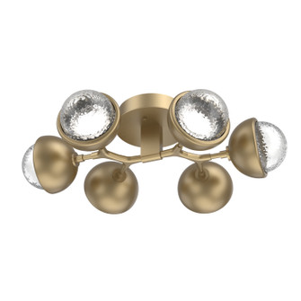 Cabochon LED Flush Mount in Gilded Brass (404|CLB0093-01-GB-C-L1-MS)