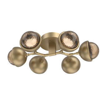Cabochon LED Flush Mount in Gilded Brass (404|CLB0093-01-GB-B-L3-MS)