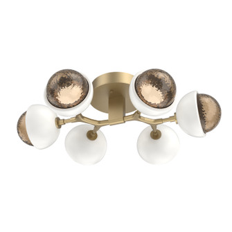 Cabochon LED Flush Mount in Gilded Brass (404|CLB0093-01-GB-B-L1-WI)