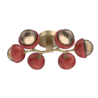 Cabochon LED Flush Mount in Gilded Brass (404|CLB0093-01-GB-B-L1-RE)
